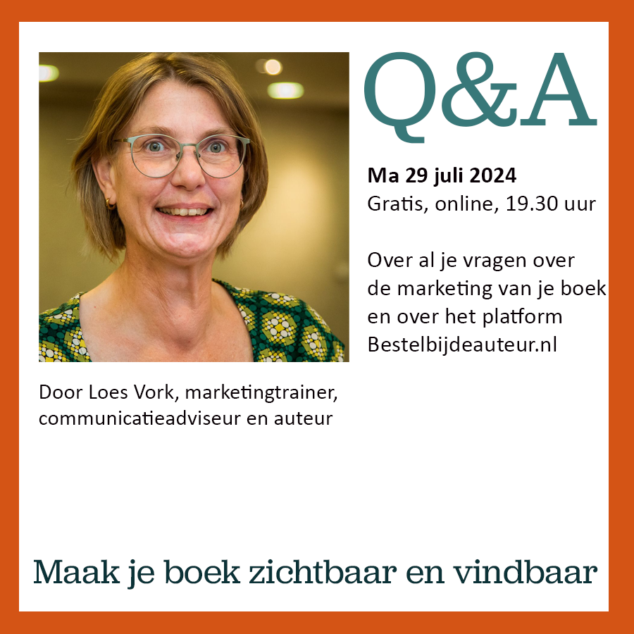 Q&A over de marketing van je boek